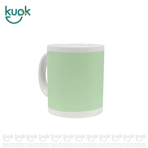 taza para sublimar, colormake, cerámica, taza fluorescente, taza con ventana, grado a, 11 oz, color fluorescente