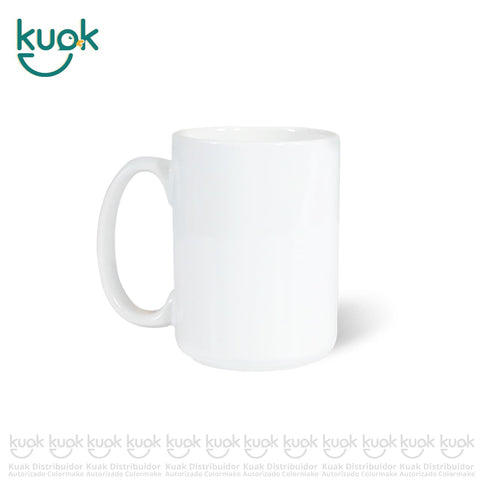 taza para sublimar, colormake, cerámica, taza blanca, 15 oz